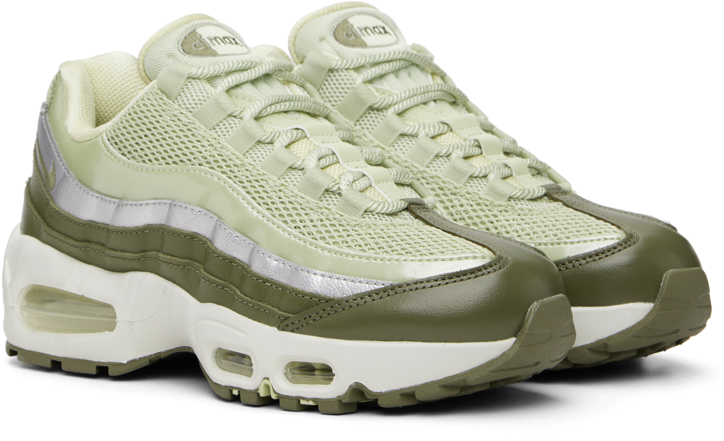 Green Air Max 95 Big Bubble Sneakers