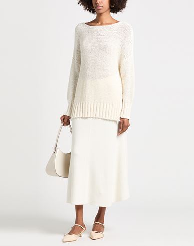Woman Sweater Cream Size S Cotton, Recycled polyamide, Polyamide