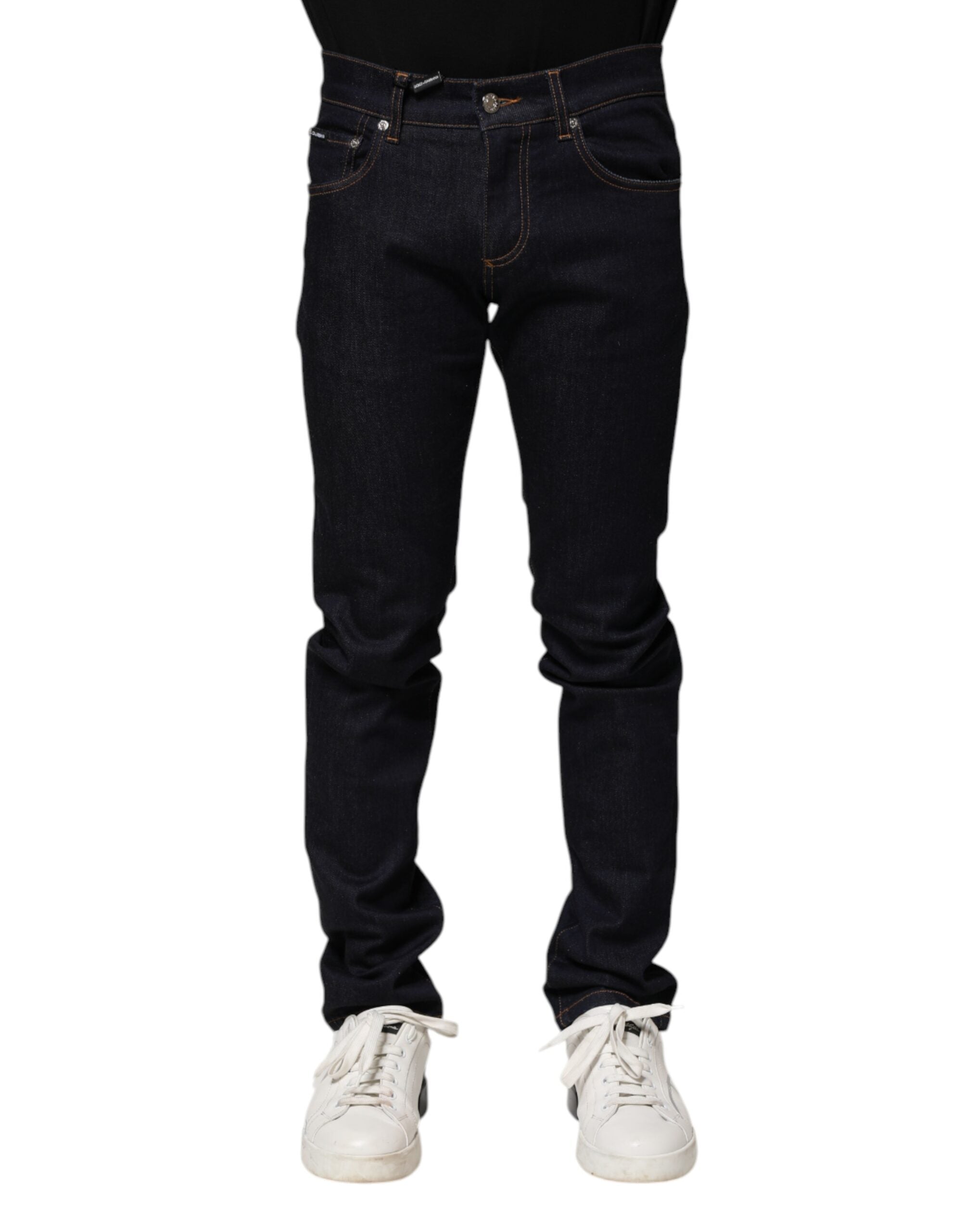 Skinny Denim Jeans — Black