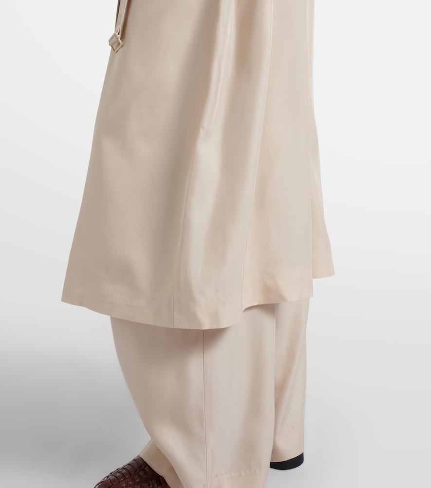 Veyron ovesized twill trench coat