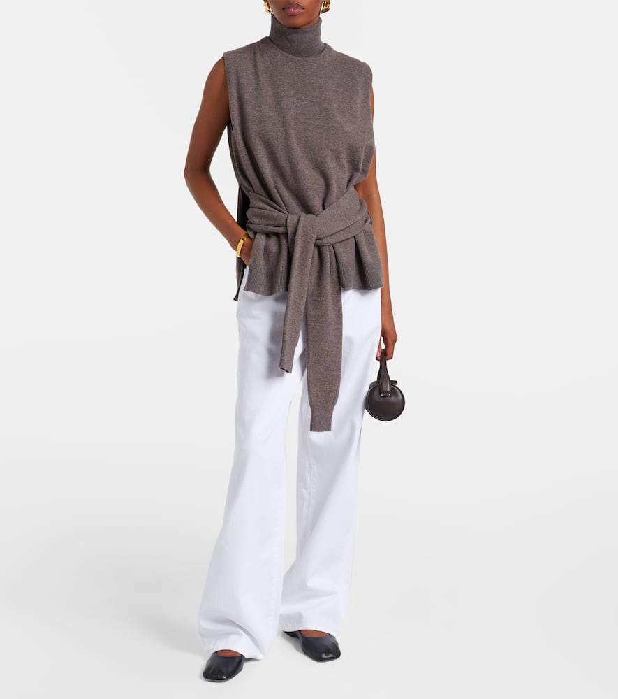 Róhe Layered wool and cashmere-blend top