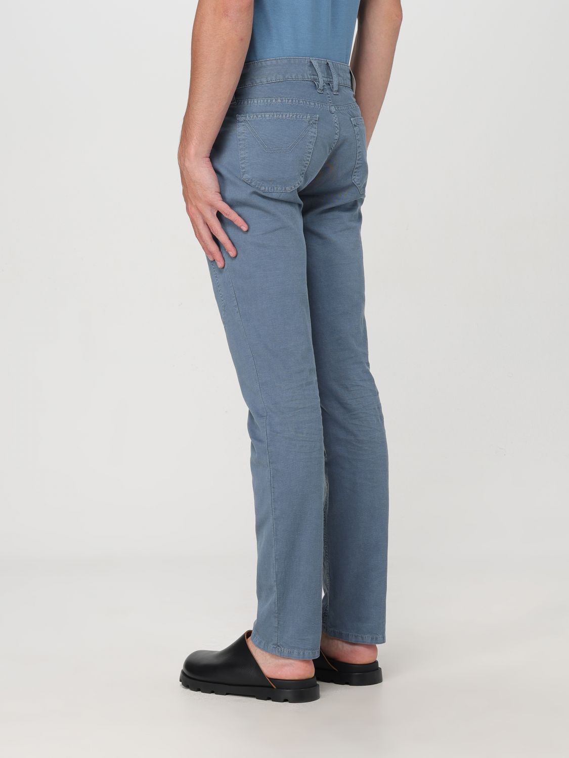 Pants Men color Blue