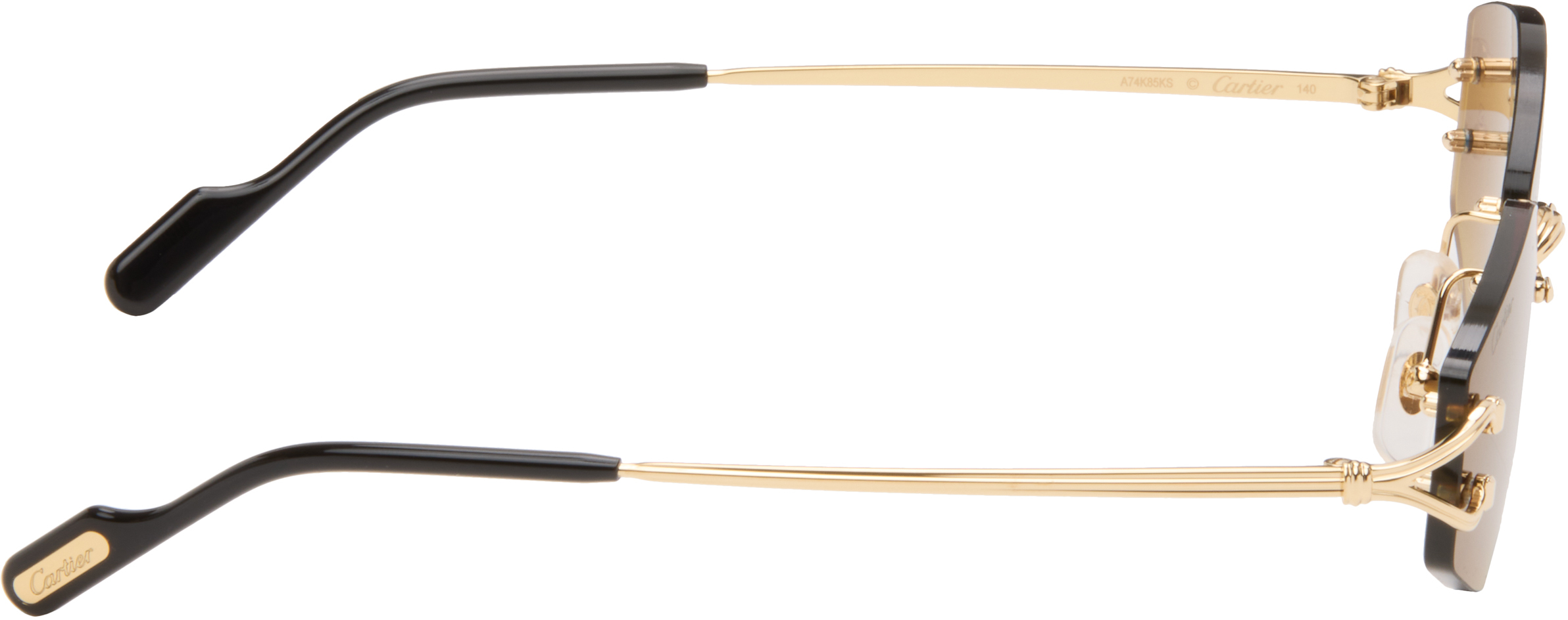 Gold Classic C Motif Sunglasses