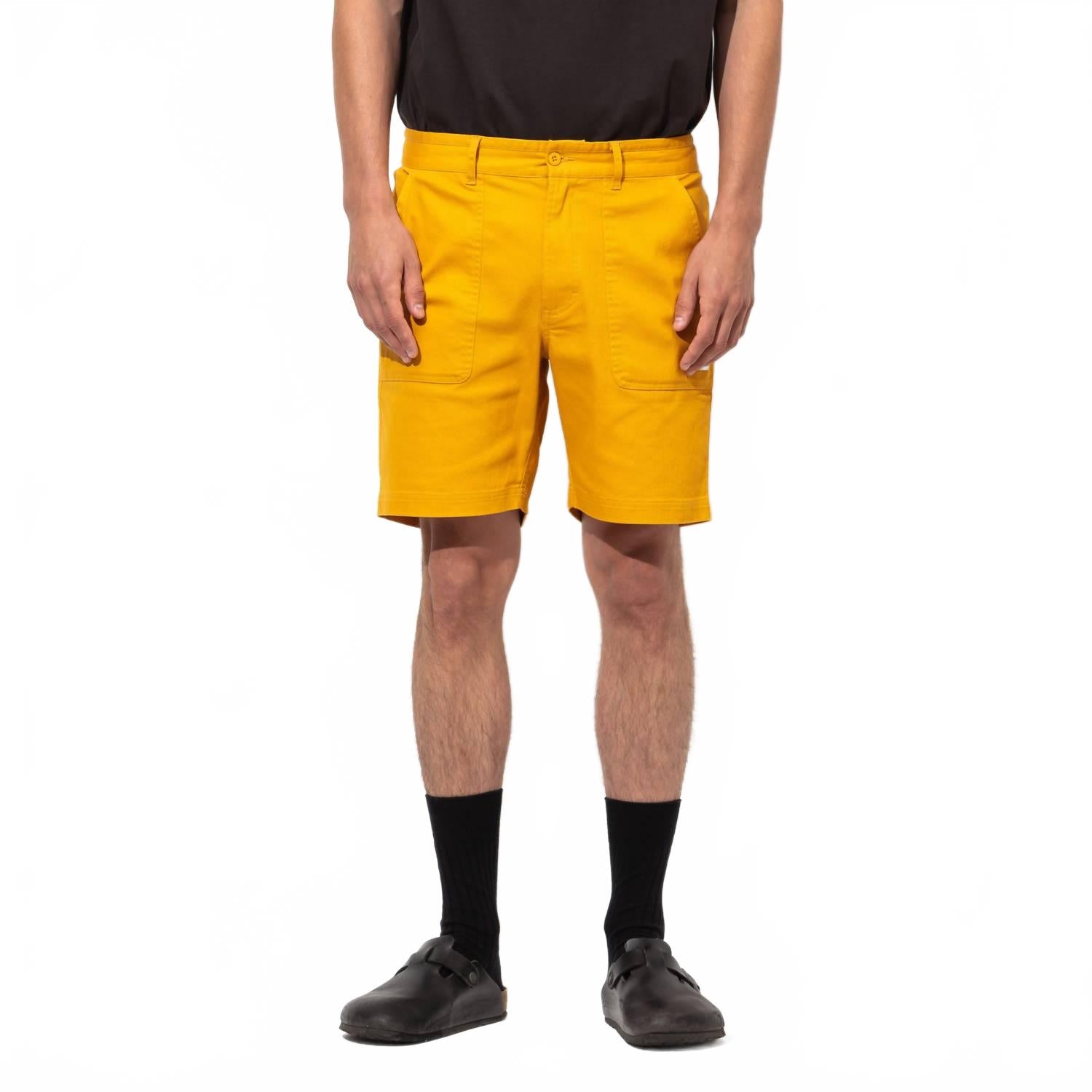 Big Bear Twill Walkshort In Dark Mustard