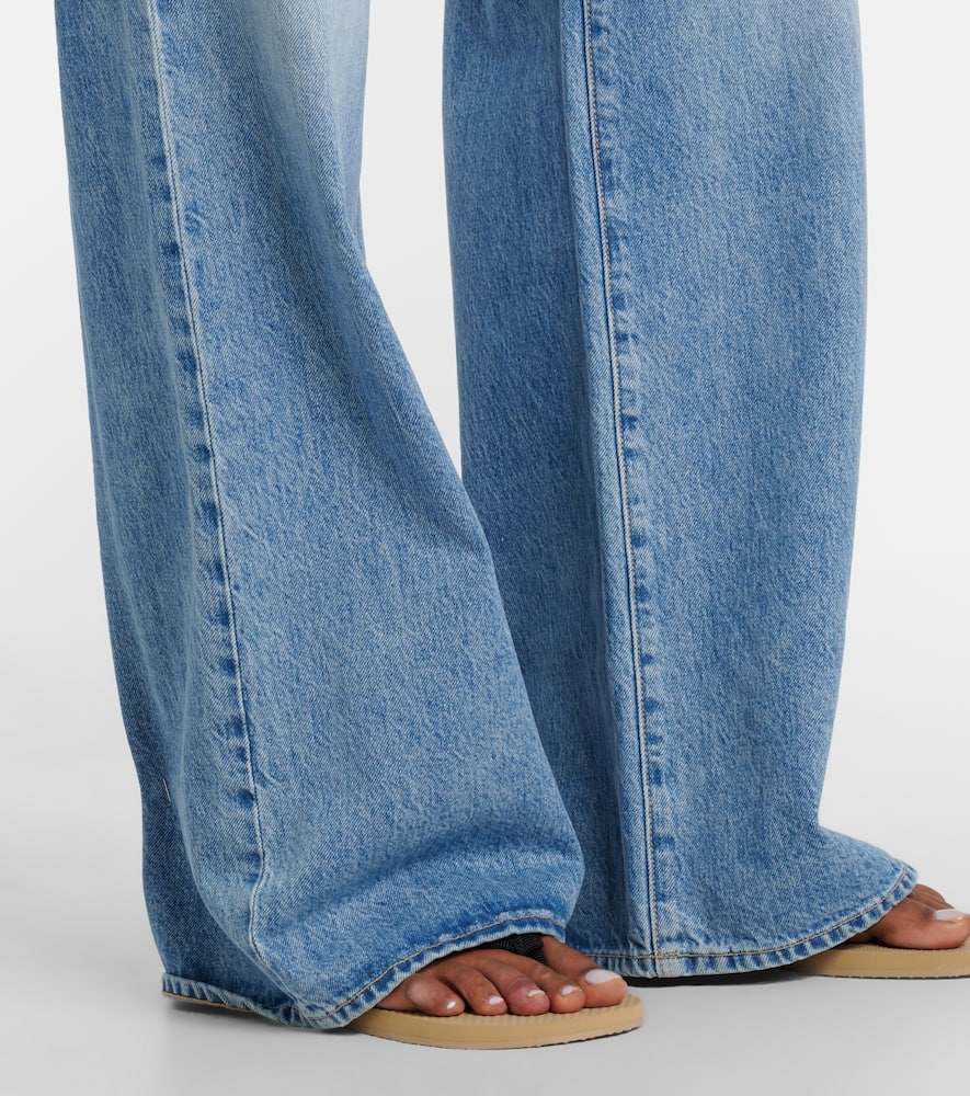 Eva high-rise wide-leg jeans