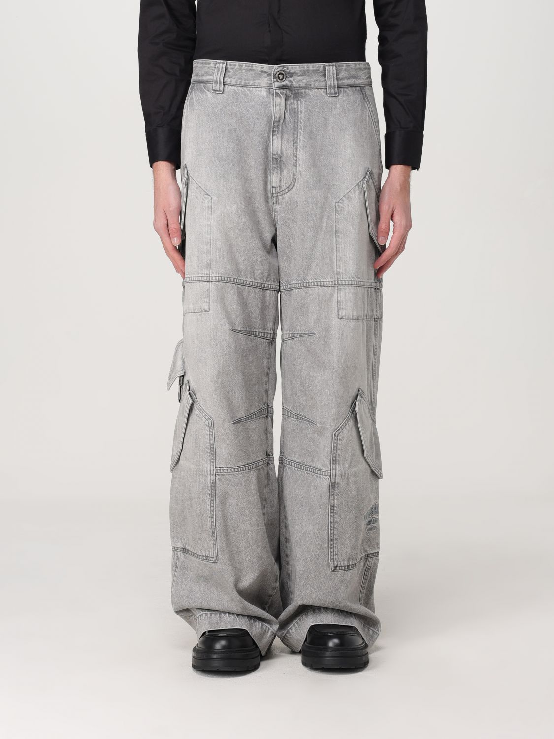 Jeans Men color Grey