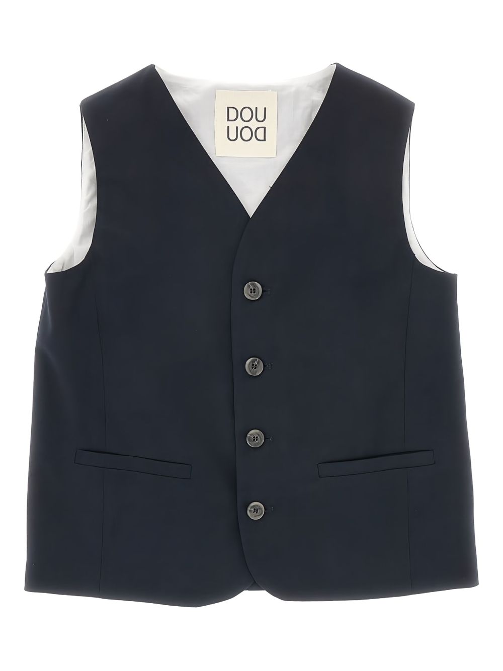 Doudou et Compagnie button-up gilet - Blue