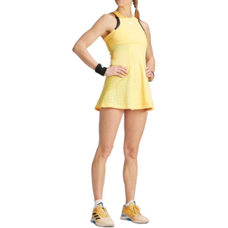 (WMNS) Tennis HEAT.RDY Pro Y-Dress Asia Sizing 'Yellow'