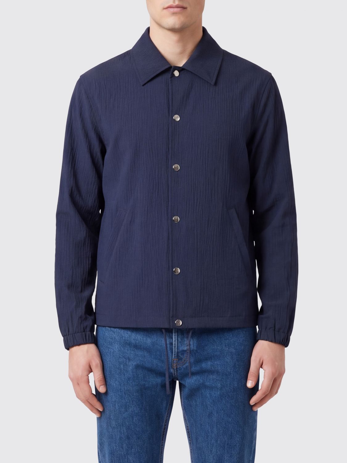 Jacket Men color Blue