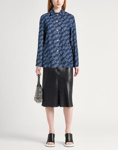 Woman Denim outerwear Blue Size S Cotton