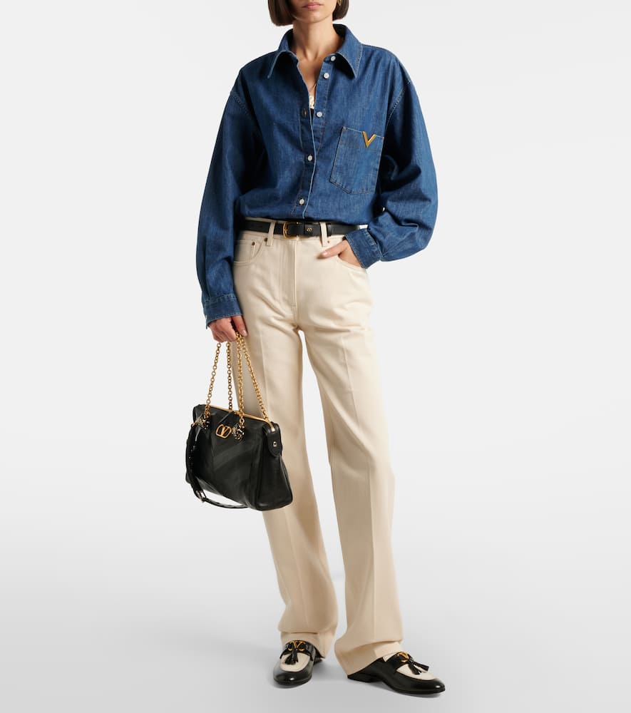 VGold straight jeans