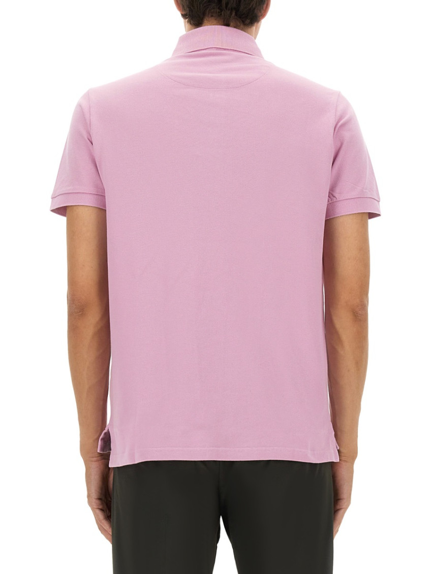 Cotton Polo Shirt With Pegasus