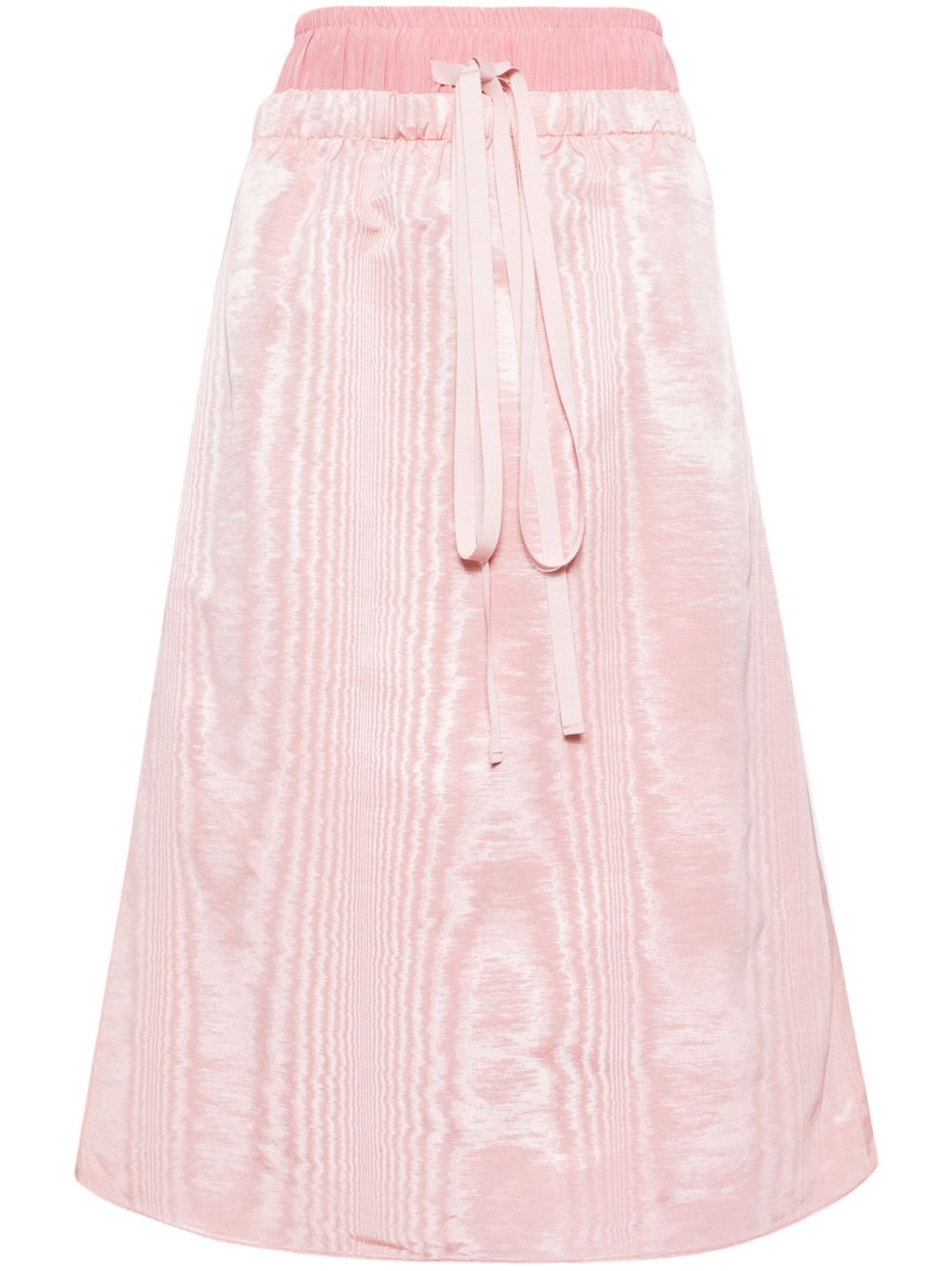 Wiederhoeft moire-effect skirt - Pink