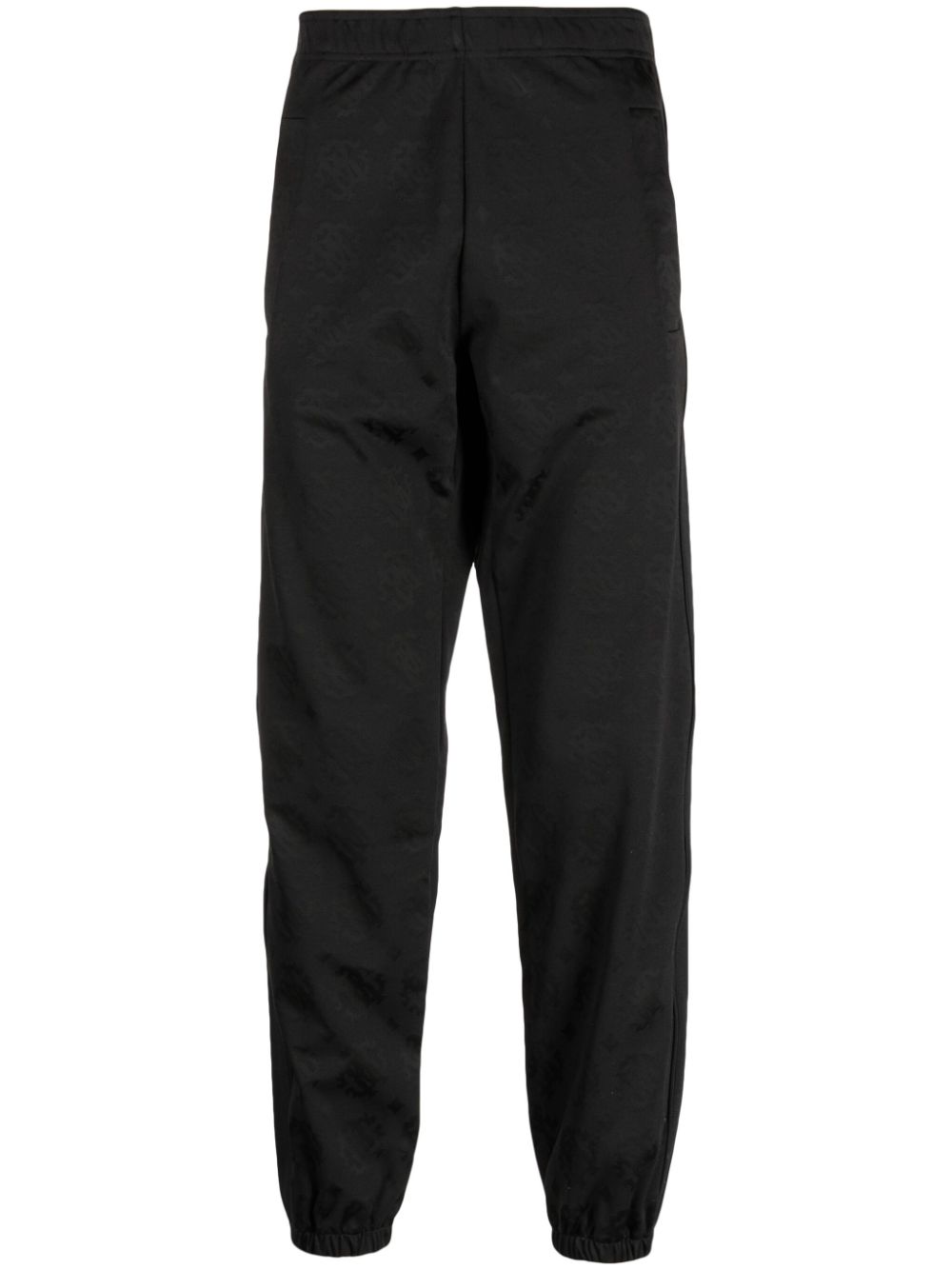 Jacquard logo track trousers - Black