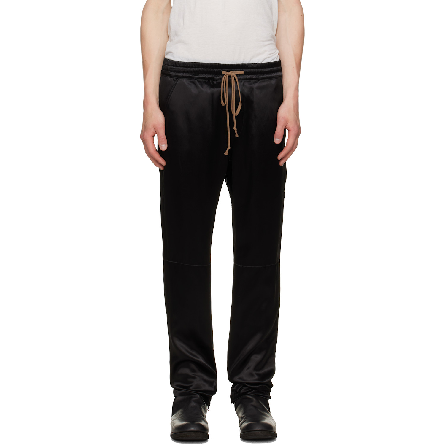 Black Moto Trousers