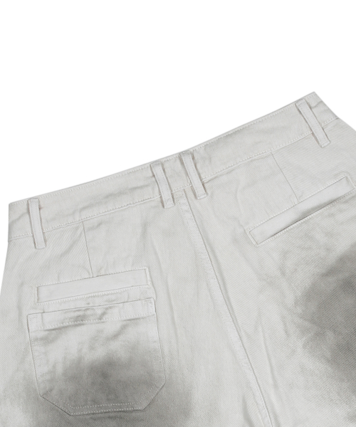 XP287 Dirty Washing Bermuda Cotton Pants