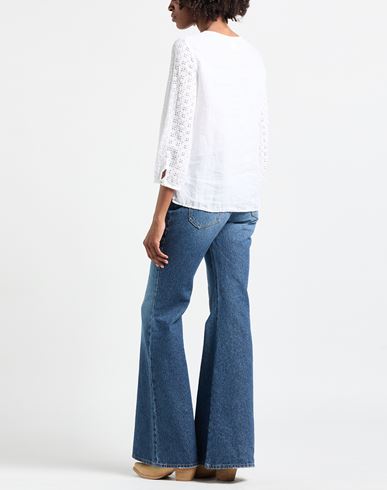Woman Top Off white Size 6 Linen