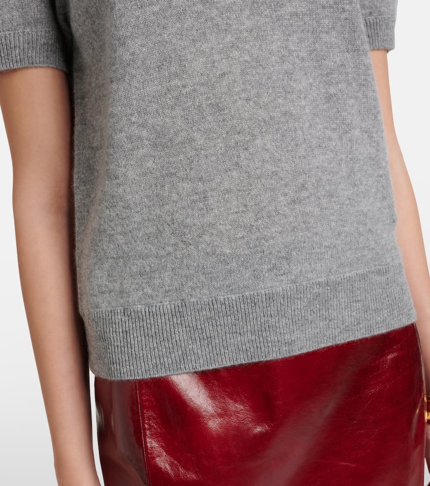 Cashmere polo sweater