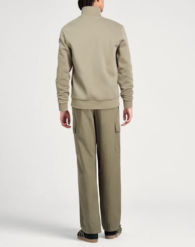 Man Sweatshirt Sage green Size XL Cotton, Polyester