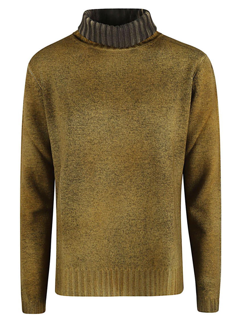 Taupe Turtleneck Sweater