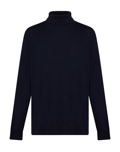 Man Turtleneck Midnight blue Size 36 Polyamide, Wool, Viscose, Cashmere
