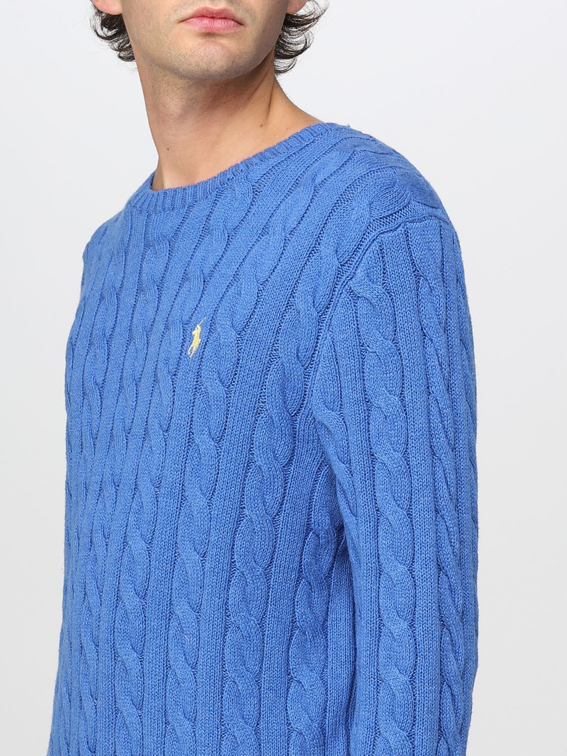 Sweater Men color Gnawed Blue