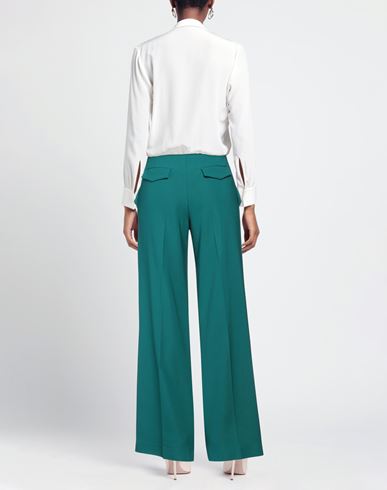 Woman Pants Deep teal Size 8 Polyester, Elastane
