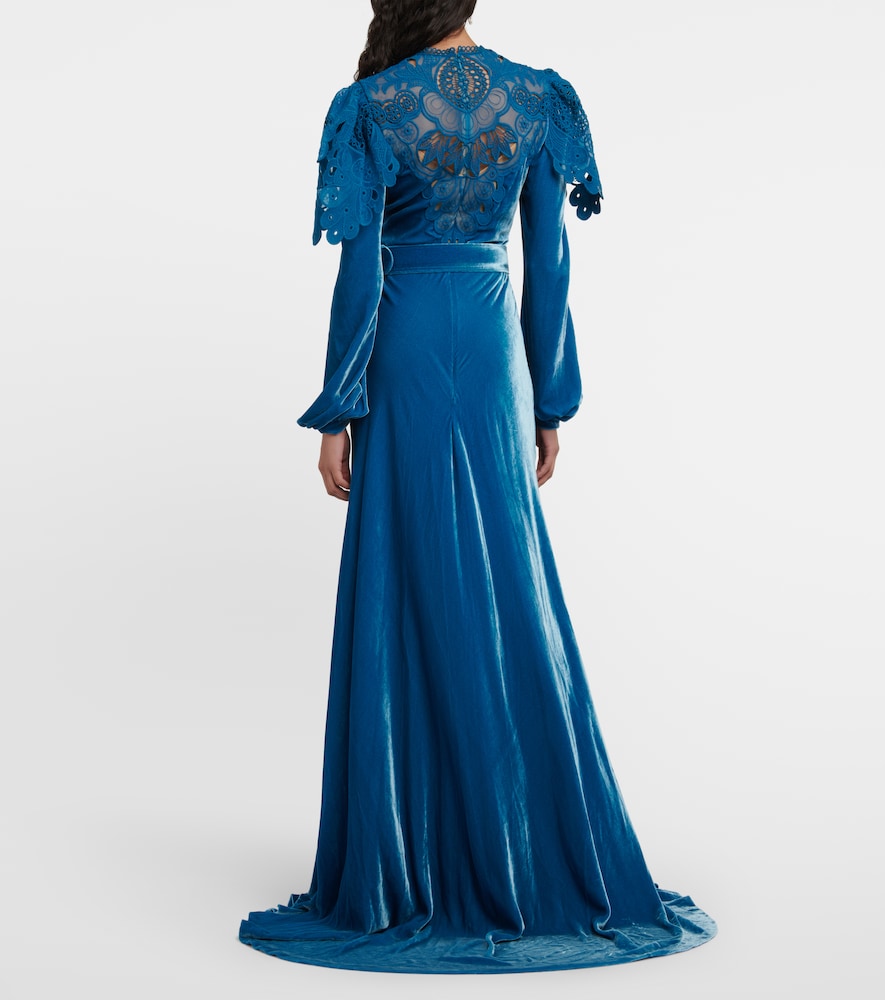 Costarellos Velvet gown