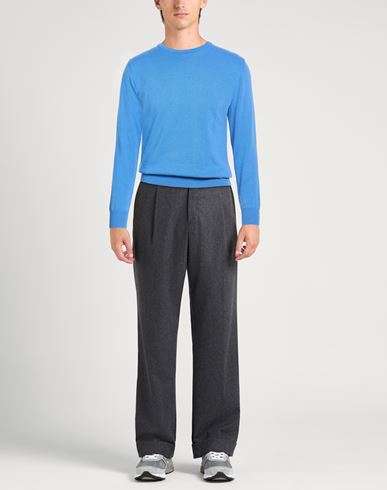 Man Sweater Azure Size M Cotton