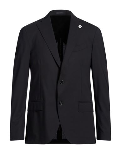 Man Blazer Black Size 40 Wool, Elastane