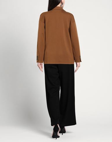 Woman Blazer Brown Size 6 Viscose, Polyamide, Elastane
