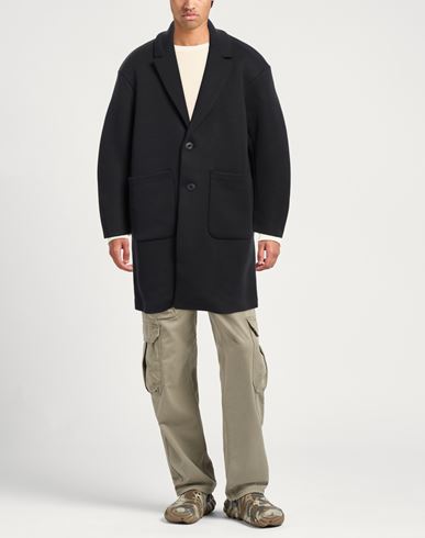 Man Overcoat & Trench Coat Black