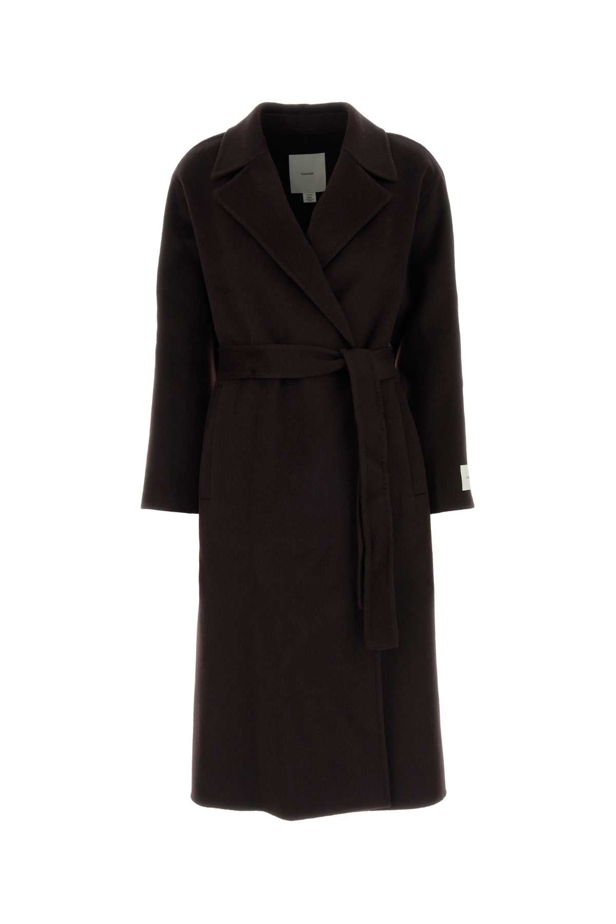 Wool Coat — Brown