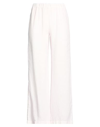 Woman Pants Light pink Size 12 Linen