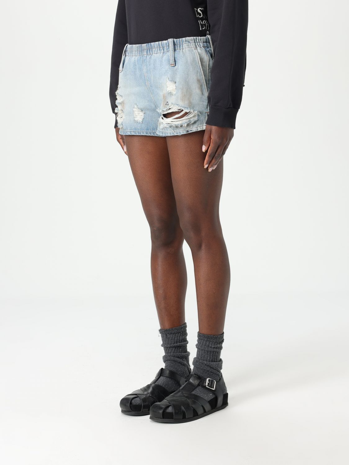Short MM6 MAISON MARGIELA Woman color Blue