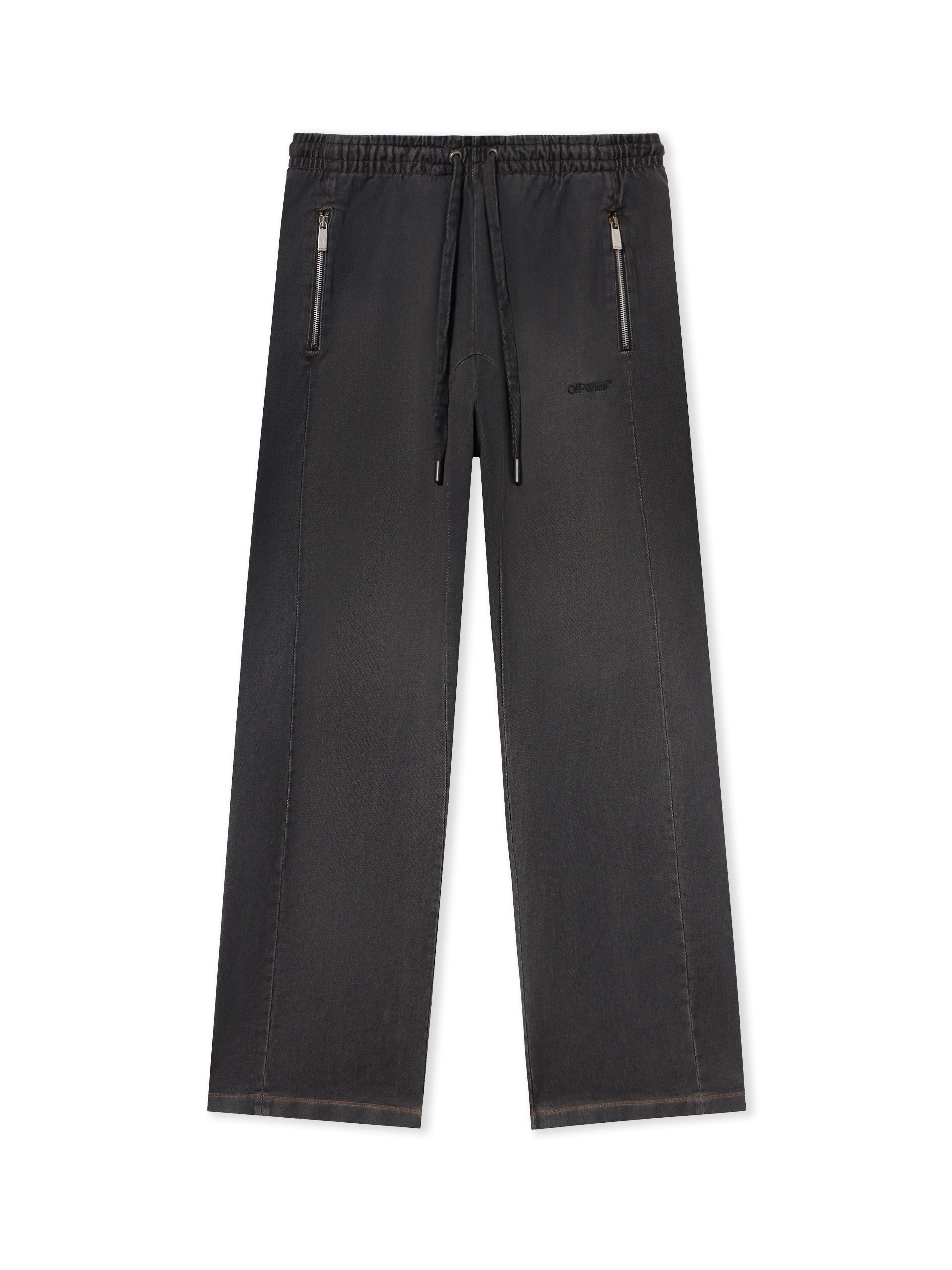 Distress Diag Slouchy Sweatpant