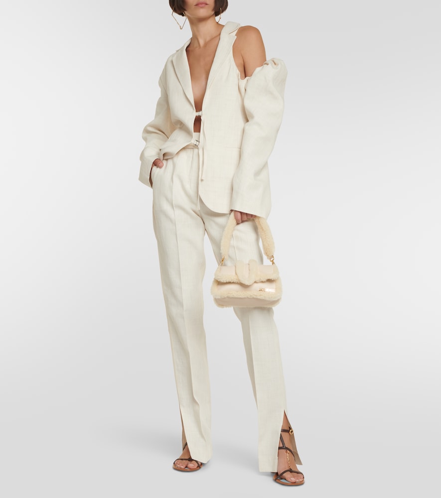 La Veste Galliga linen-blend blazer