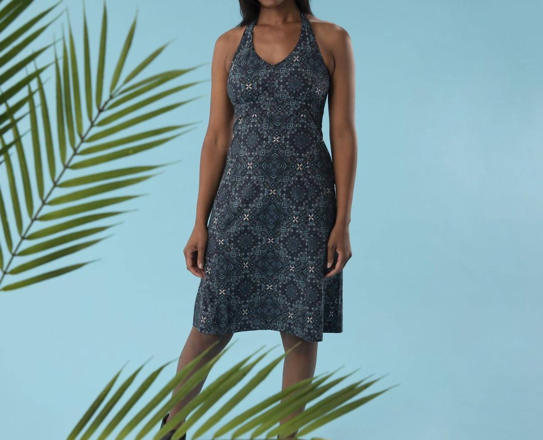 Marina Travel Dress In Indigo Four Corners