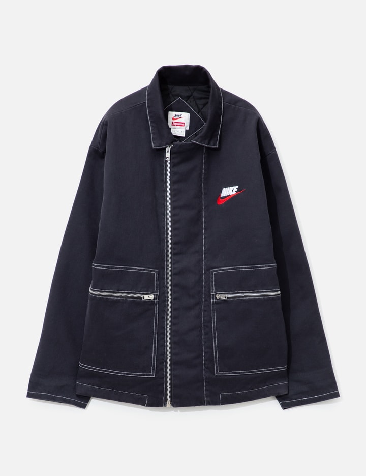 Nike Double Zip Quilted Work Jacket