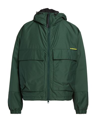 Man Puffer Dark green Size L Recycled nylon, Organic cotton