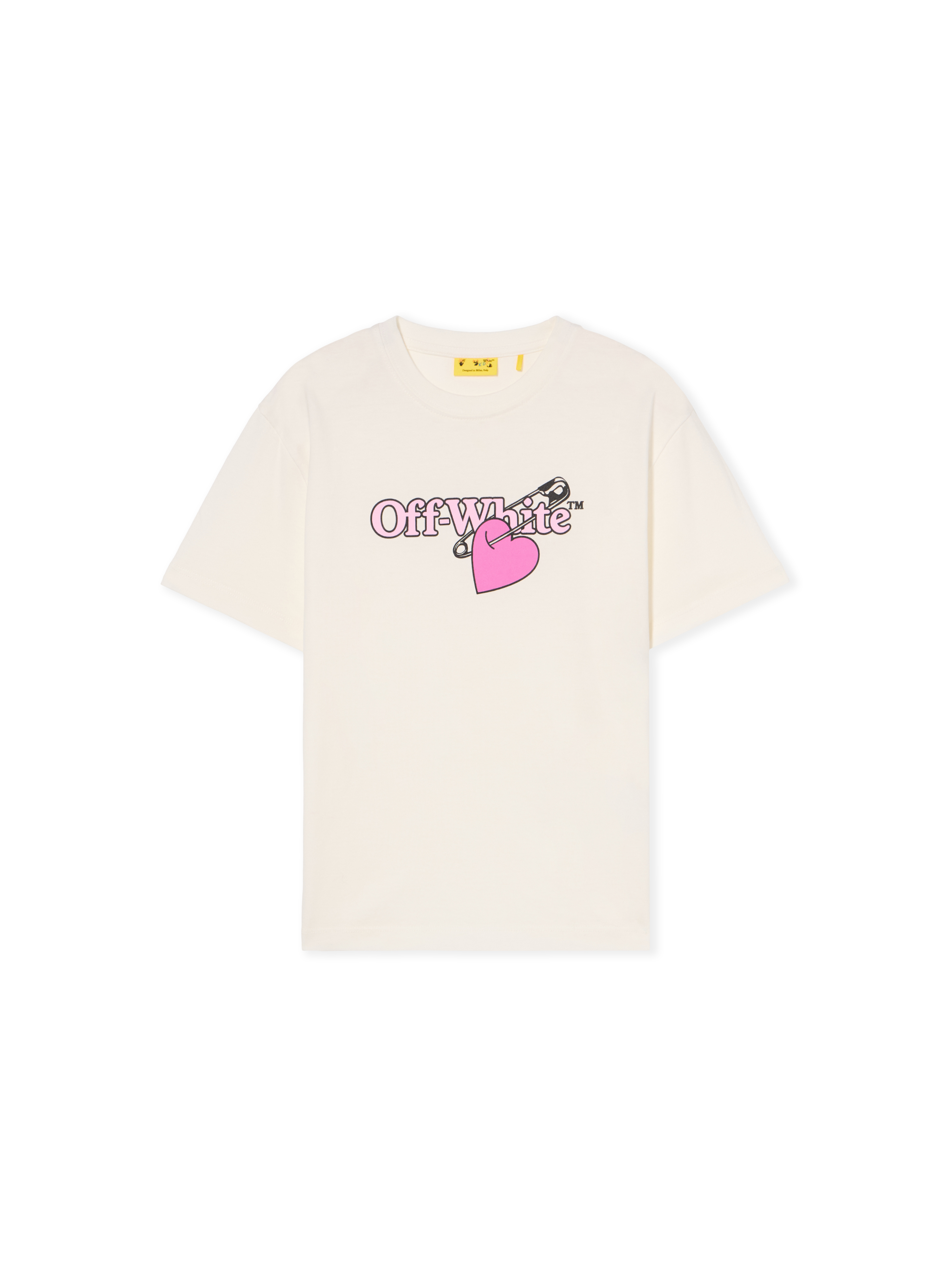 Pop Heart Logo T-shirt - Kids Girl's Clothing White