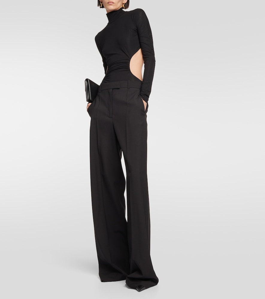 Wolford x N21 cutout turtleneck bodysuit