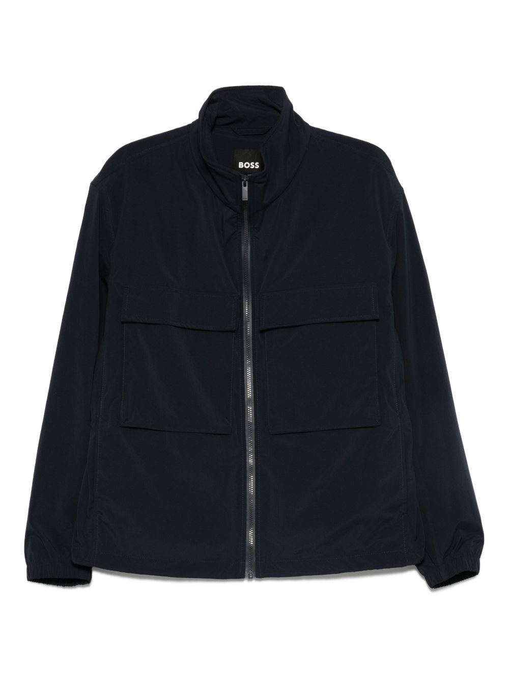 Zip-front pocket jacket - Blue