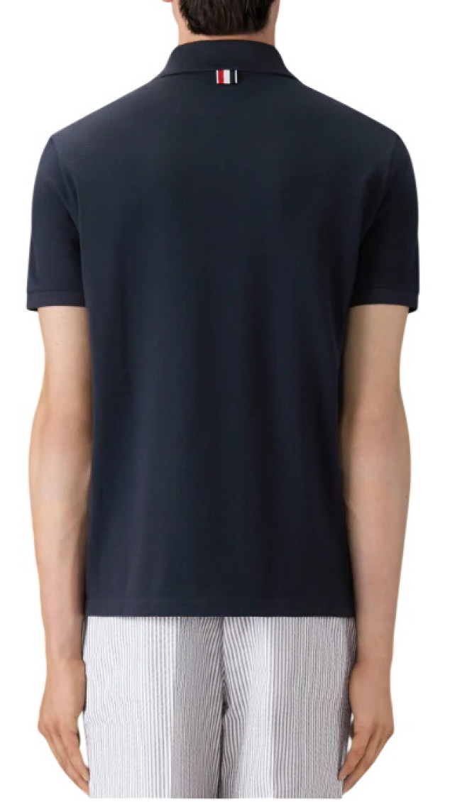 4-Bar Cotton Polo Shirt