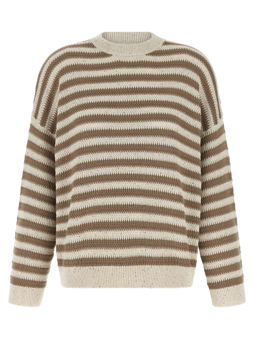 Striped sweater - Neutrals