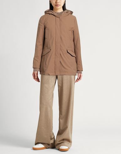 Woman Puffer Camel Size 6 Polyester, Polyamide, Acrylic, Wool, Elastane