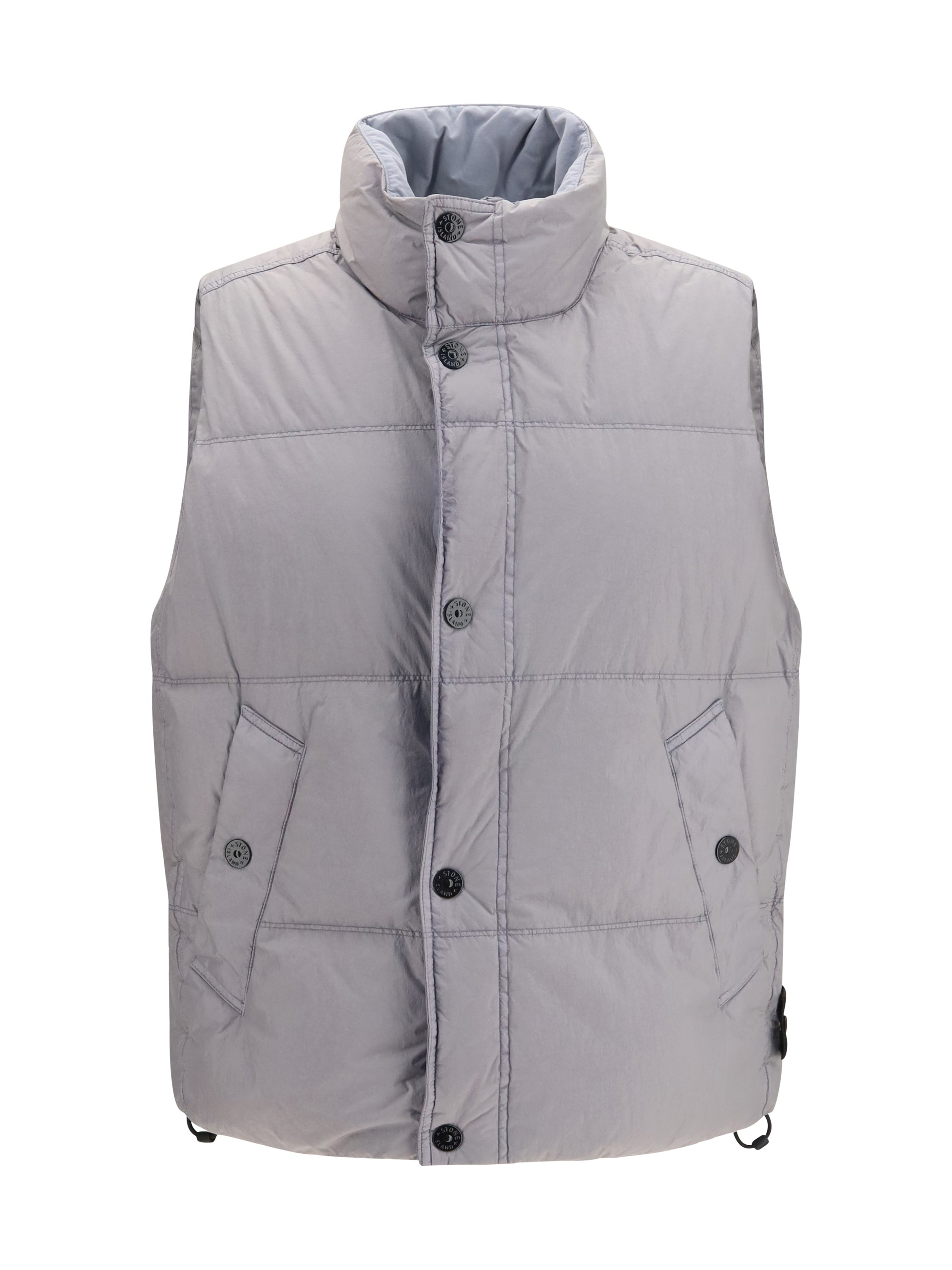 Crinkle Reps Vest — Gray