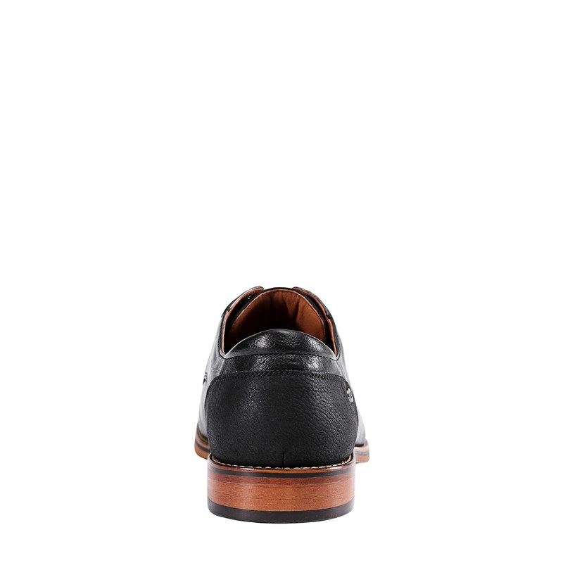 Men's Barmi Cap Toe Oxford Shoes (Black)