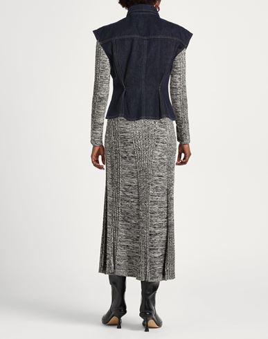 The Nipped Vest Woman Denim outerwear Blue Size S Recycled cotton