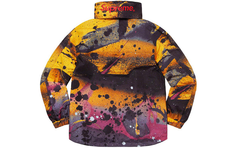 SS20 Week 1 GORE-TEX Anorak waterproof Splash Ink Half Zipper Interchange Jacket Unisex Yellow
